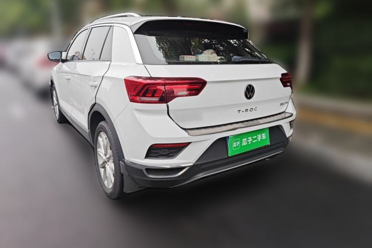 Used Volkswagen T-ROC 2021 280TSI DSG Two-Wheel Drive Elite Connect Edition Rear Left 45 Deg