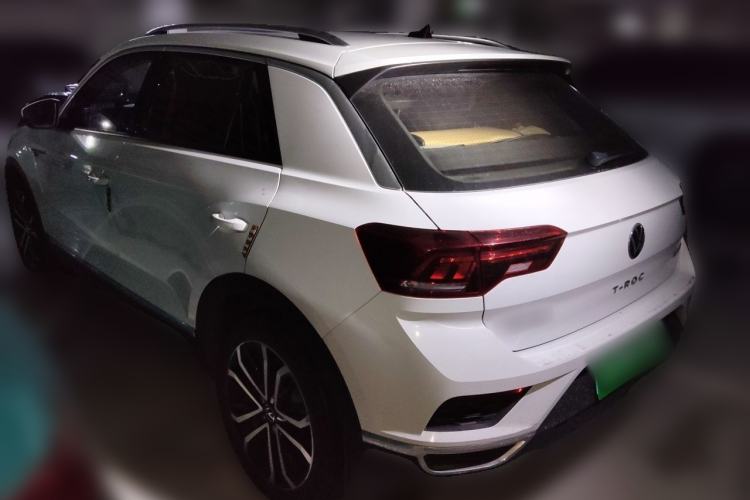 Used Volkswagen T-ROC 2021 280TSI DSG Two-Wheel Drive R-Line Pro Connected Version Rear Left 45 Deg