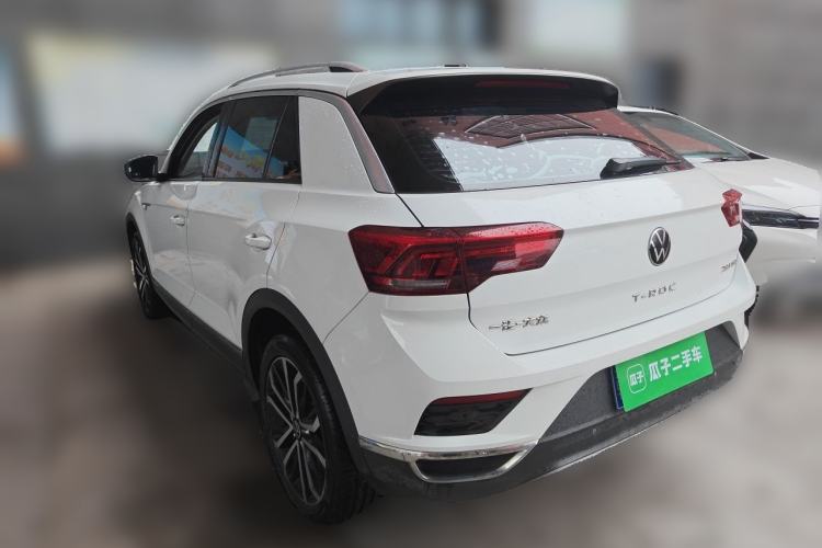 Used Volkswagen T-ROC 2021 280TSI DSG Two-Wheel Drive Comfort Connect Edition Rear Left 45 Deg