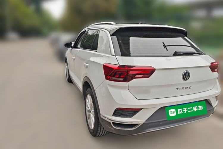Used Volkswagen T-ROC 2021 Revised Version 280TSI DSG Two-Wheel Drive Elite Connect Edition Rear Left 45 Deg