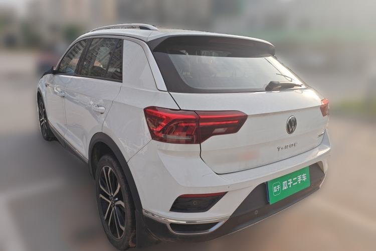 Used Volkswagen T-ROC 2021 280TSI DSG Two-Wheel Drive Comfort Connect Edition Rear Left 45 Deg