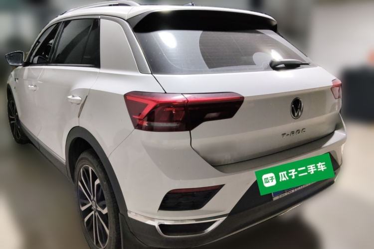 Used Volkswagen T-ROC 2021 280TSI DSG Two-Wheel Drive Comfort Connect Edition Rear Left 45 Deg