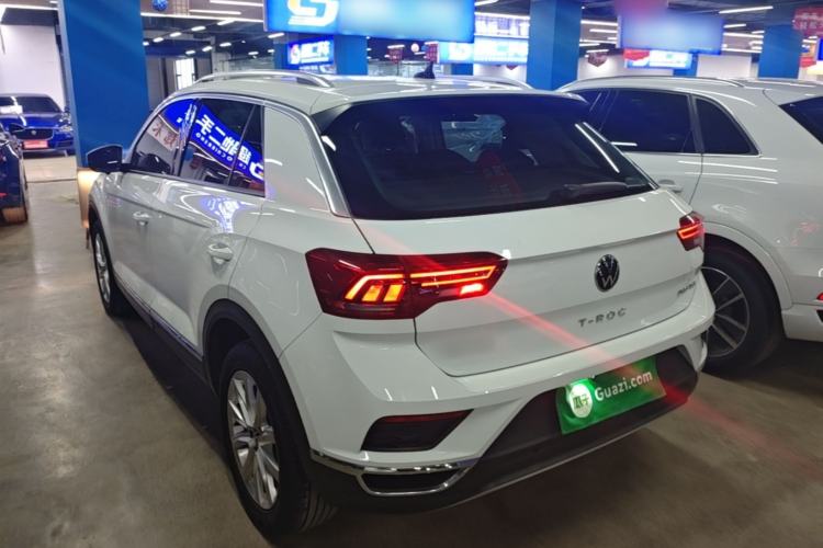Used Volkswagen T-ROC 2021 Revised Version 280TSI DSG Two-Wheel Drive Elite Connect Edition Rear Left 45 Deg