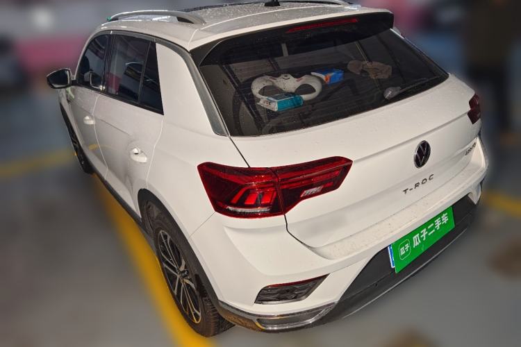 Used Volkswagen T-ROC 2021 280TSI DSG Two-Wheel Drive Luxury Smart Connectivity Version Rear Left 45 Deg