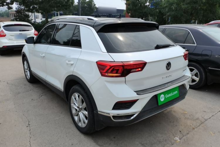 Used Volkswagen T-ROC 2021 280TSI DSG Two-Wheel Drive Elite Connect Edition Rear Left 45 Deg