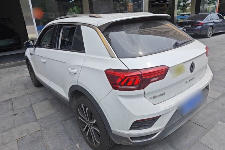 Used Volkswagen T-ROC 2021 280TSI DSG Two-Wheel Drive Comfort Connect Edition Rear Left 45 Deg