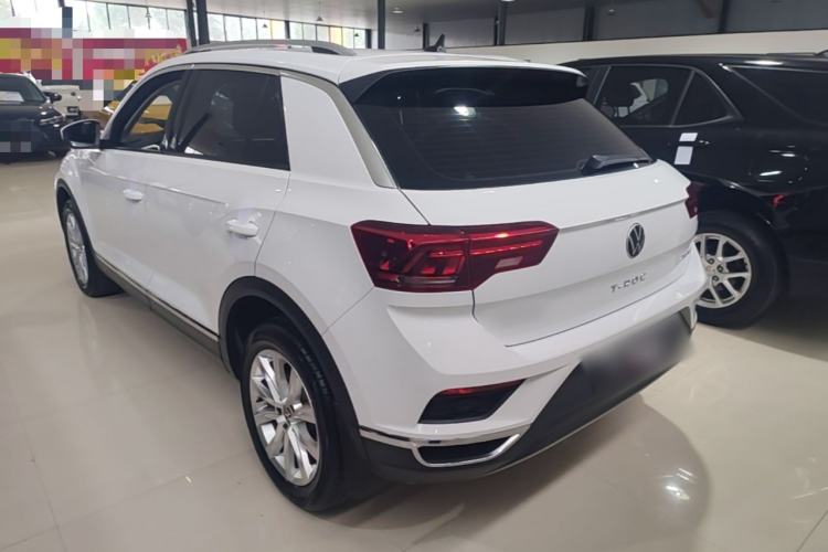 Used Volkswagen T-ROC 2021 280TSI DSG Two-Wheel Drive Elite Connect Edition Rear Left 45 Deg