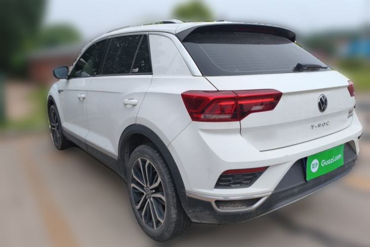 Used Volkswagen T-ROC 2021 280TSI DSG Two-Wheel Drive Comfort Connect 30th Anniversary Edition Rear Left 45 Deg