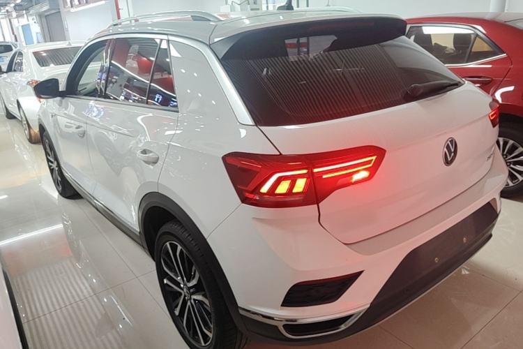 Used Volkswagen T-ROC 2021 280TSI DSG Two-Wheel Drive Comfort Connect Edition Rear Left 45 Deg