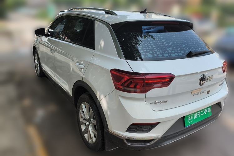 Used Volkswagen T-ROC 2021 280TSI DSG Two-Wheel Drive Elite Connect Edition Rear Left 45 Deg