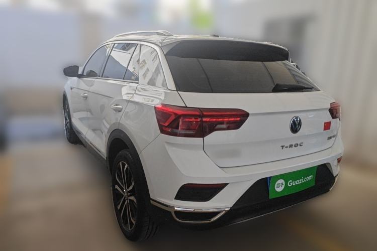 Used Volkswagen T-ROC 2021 280TSI DSG Two-Wheel Drive Comfort Connect Edition Rear Left 45 Deg