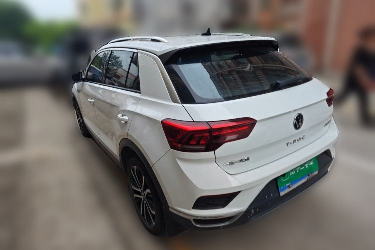 Used Volkswagen T-ROC 2021 280TSI DSG Two-Wheel Drive Luxury Smart Connectivity Version Rear Left 45 Deg