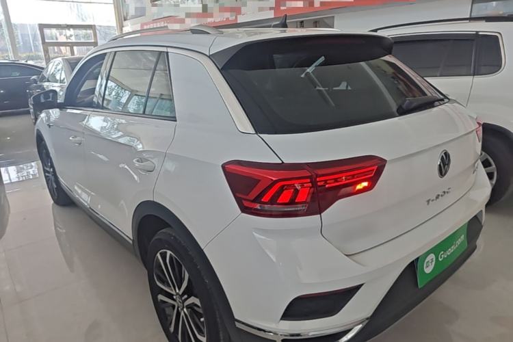 Used Volkswagen T-ROC 2021 280TSI DSG Two-Wheel Drive Comfort Connect Edition Rear Left 45 Deg
