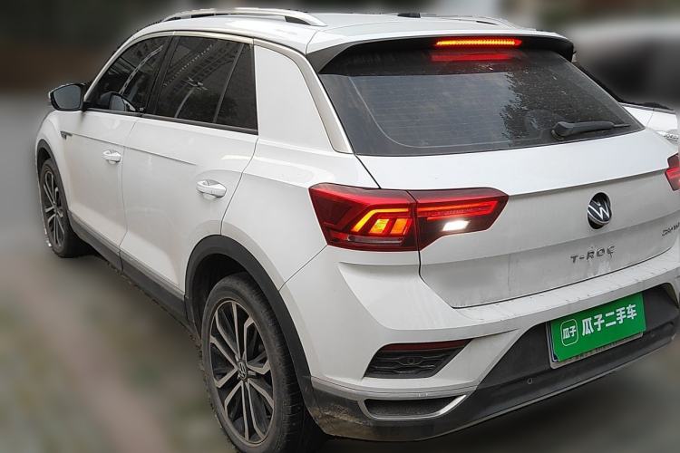 Used Volkswagen T-ROC 2021 280TSI DSG Two-Wheel Drive Comfort Connect 30th Anniversary Edition Rear Left 45 Deg