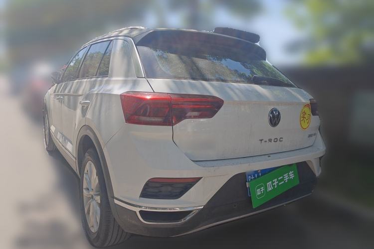 Used Volkswagen T-ROC 2021 Revised Version 280TSI DSG Two-Wheel Drive Elite Connect Edition Rear Left 45 Deg