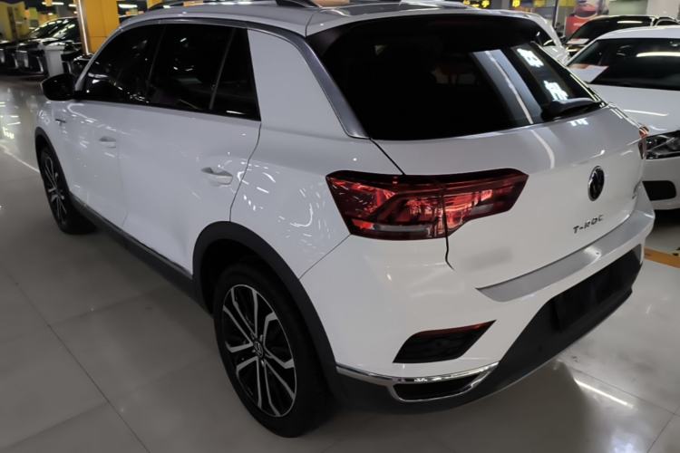 Used Volkswagen T-ROC 2021 280TSI DSG Two-Wheel Drive Comfort Connect Edition Rear Left 45 Deg