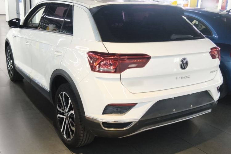 Used Volkswagen T-ROC 2021 280TSI DSG Two-Wheel Drive Comfort Connect Edition Rear Left 45 Deg
