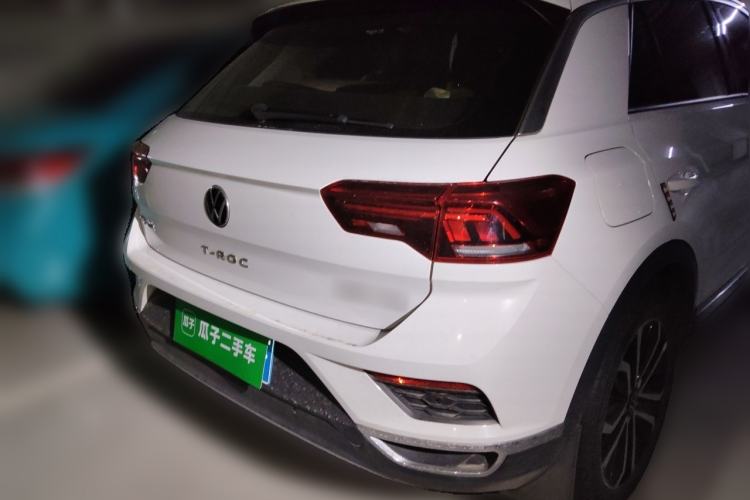 Used Volkswagen T-ROC 2021 280TSI DSG Two-Wheel Drive R-Line Pro Connected Version Rear