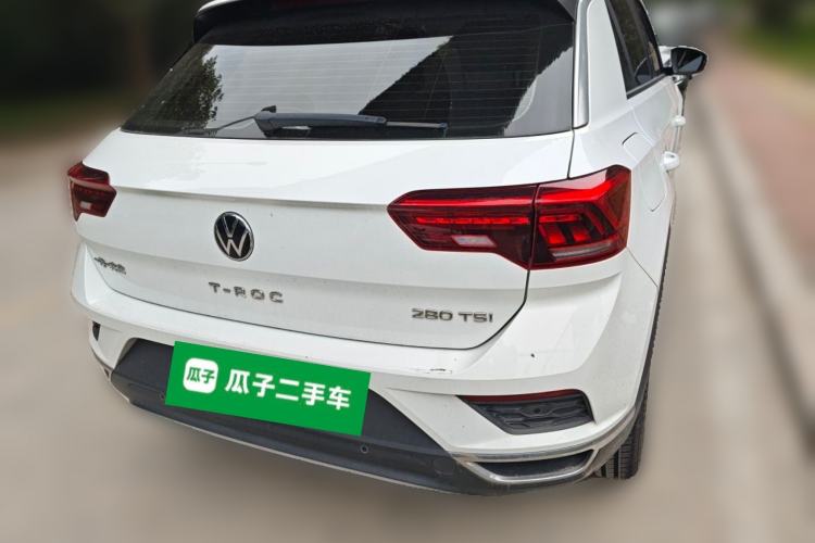Used Volkswagen T-ROC 2021 Revised Version 280TSI DSG Two-Wheel Drive Elite Connect Edition Rear