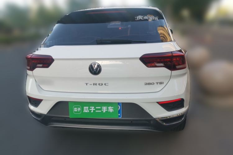 Used Volkswagen T-ROC 2021 280TSI DSG Two-Wheel Drive Comfort Connect Edition Rear