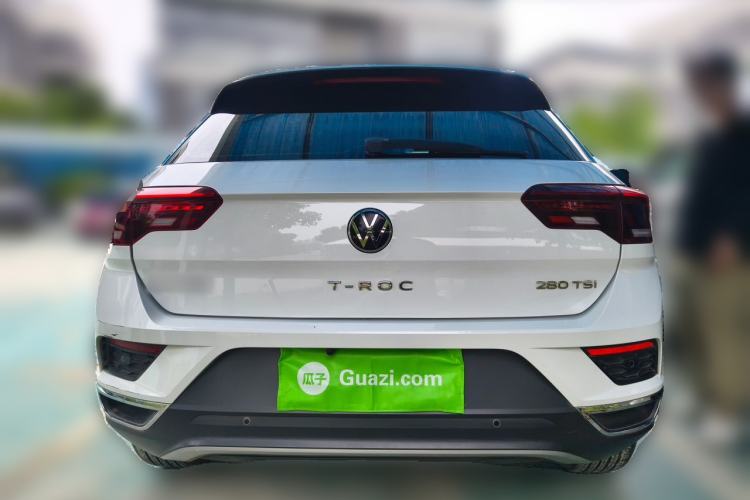 Used Volkswagen T-ROC 2021 280TSI DSG Two-Wheel Drive Elite Connect Edition Rear