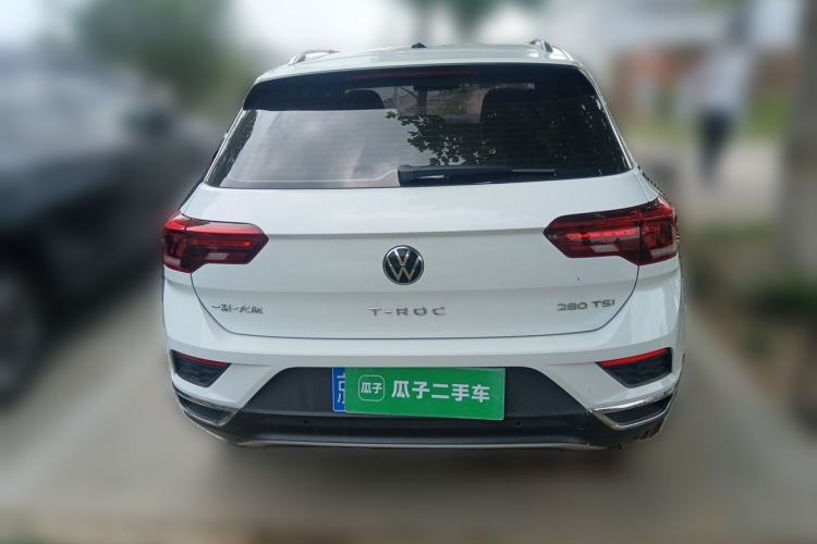 Used Volkswagen T-ROC 2021 280TSI DSG Two-Wheel Drive Comfort Connect Edition Rear