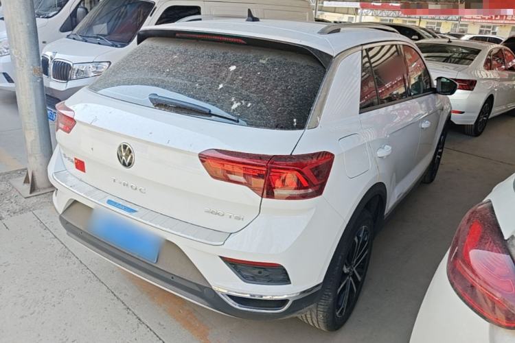 Used Volkswagen T-ROC 2021 280TSI DSG Two-Wheel Drive Comfort Connect 30th Anniversary Edition Rear Right 45 Deg