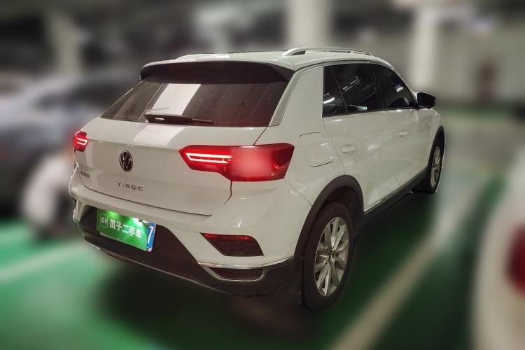 Used Volkswagen T-ROC 2021 Revised Version 280TSI DSG Two-Wheel Drive Elite Connect Edition Rear Right 45 Deg
