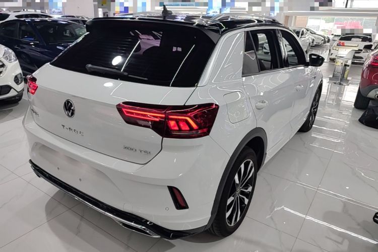 Used Volkswagen T-ROC 2021 280TSI DSG Two-Wheel Drive R-Line Pro Connected Version Rear Right 45 Deg
