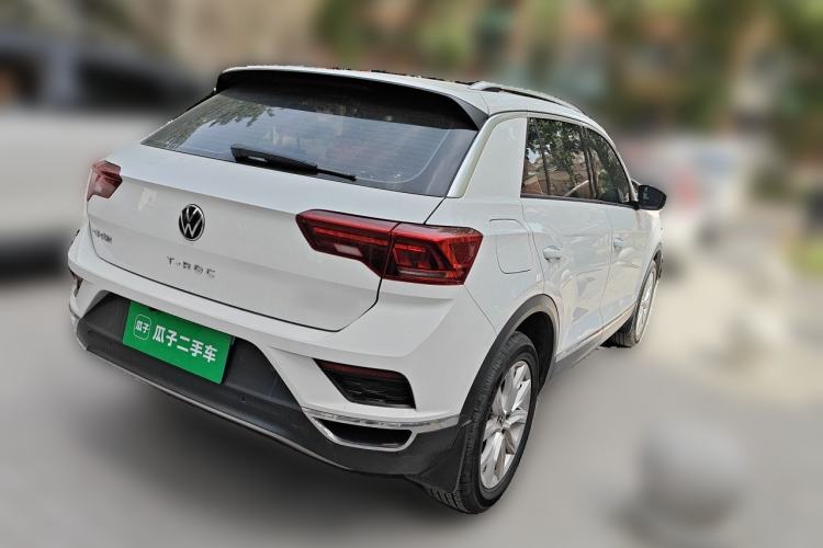 Used Volkswagen T-ROC 2021 280TSI DSG Two-Wheel Drive Elite Connect Edition Rear Right 45 Deg