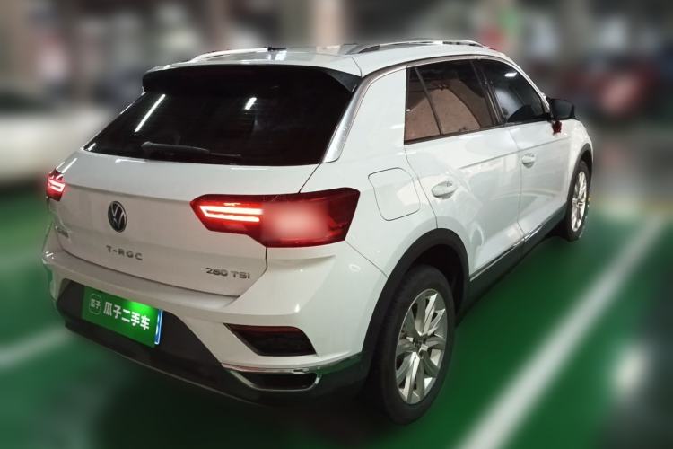 Used Volkswagen T-ROC 2021 280TSI DSG Two-Wheel Drive Elite Connect Edition Rear Right 45 Deg