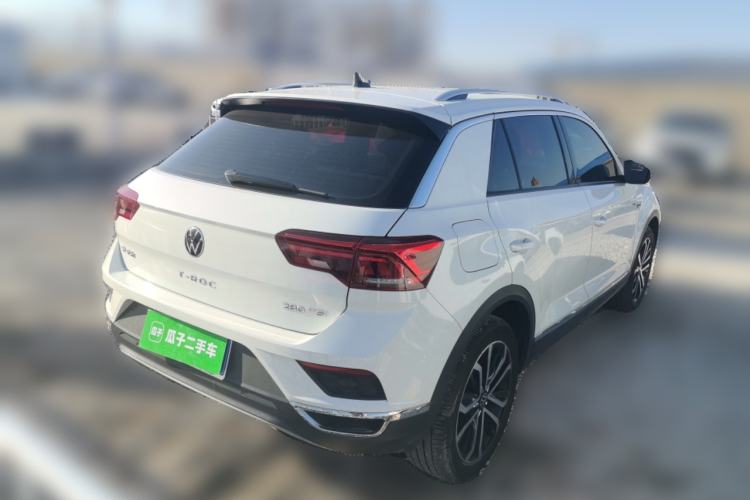Used Volkswagen T-ROC 2021 280TSI DSG Two-Wheel Drive Luxury Smart Connectivity Version Rear Right 45 Deg