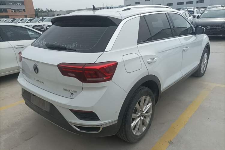Used Volkswagen T-ROC 2021 280TSI DSG Two-Wheel Drive Elite Connect Edition Rear Right 45 Deg