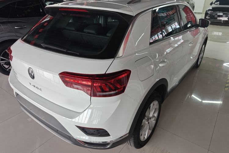 Used Volkswagen T-ROC 2021 280TSI DSG Two-Wheel Drive Elite Connect Edition Rear Right 45 Deg