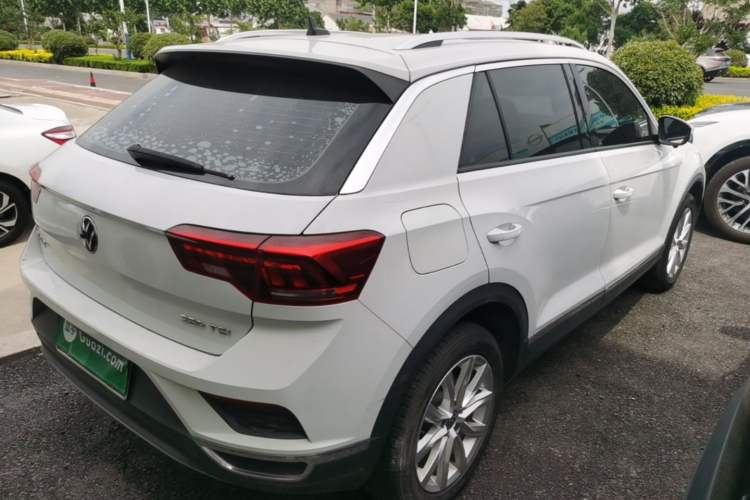 Used Volkswagen T-ROC 2021 280TSI DSG Two-Wheel Drive Elite Connect Edition Rear Right 45 Deg