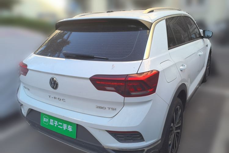 Used Volkswagen T-ROC 2021 Revised Version 280TSI DSG Two-Wheel Drive Comfort & Smart Connectivity Edition Rear Right 45 Deg