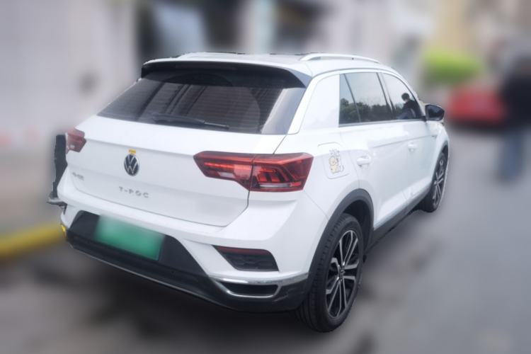 Used Volkswagen T-ROC 2021 280TSI DSG Two-Wheel Drive Comfort Connect Edition Rear Right 45 Deg