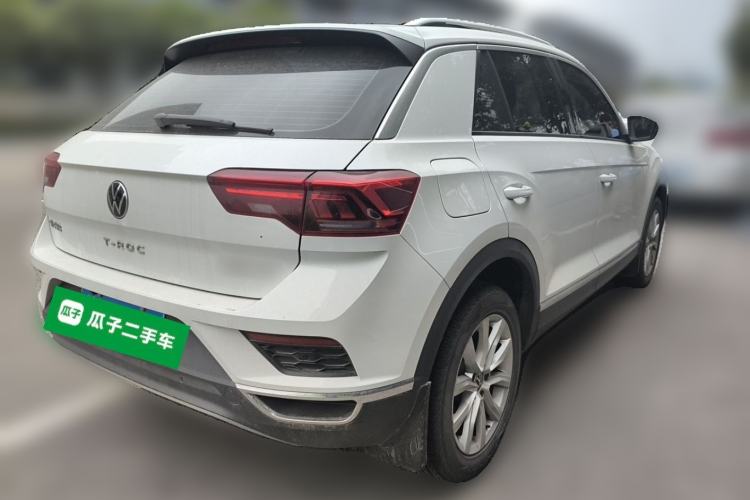 Used Volkswagen T-ROC 2021 280TSI DSG Two-Wheel Drive Elite Connect Edition Rear Right 45 Deg
