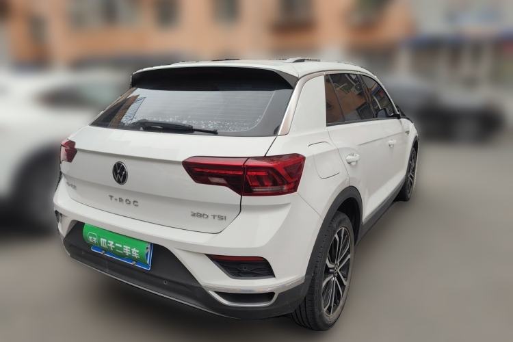 Used Volkswagen T-ROC 2021 Revised Version 280TSI DSG Two-Wheel Drive Comfort & Smart Connectivity Edition Rear Right 45 Deg