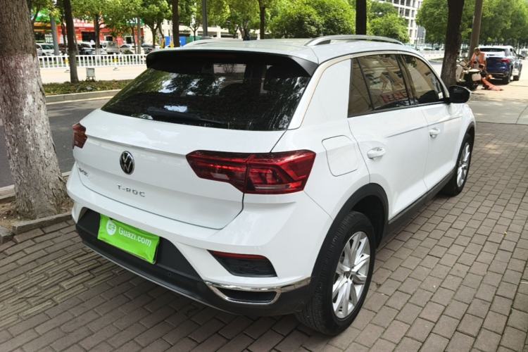 Used Volkswagen T-ROC 2021 280TSI DSG Two-Wheel Drive Elite Connect Edition Rear Right 45 Deg
