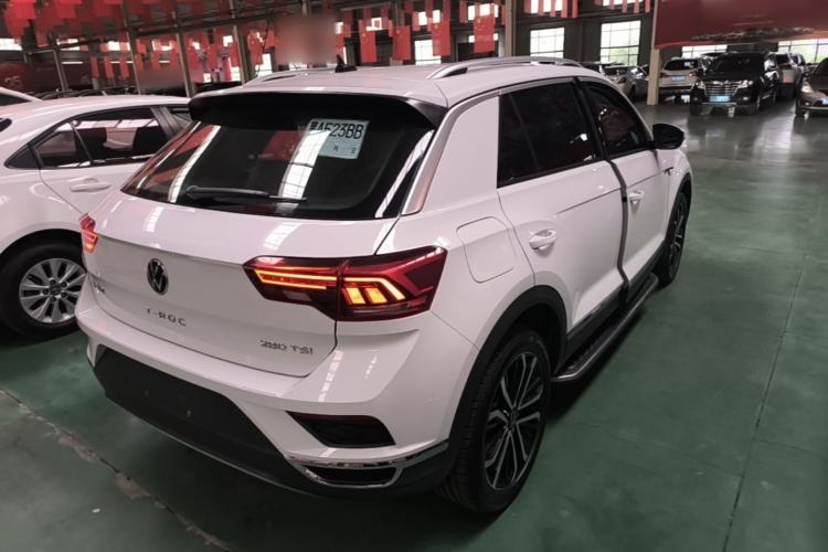 Used Volkswagen T-ROC 2021 280TSI DSG Two-Wheel Drive Comfort Connect Edition Rear Right 45 Deg