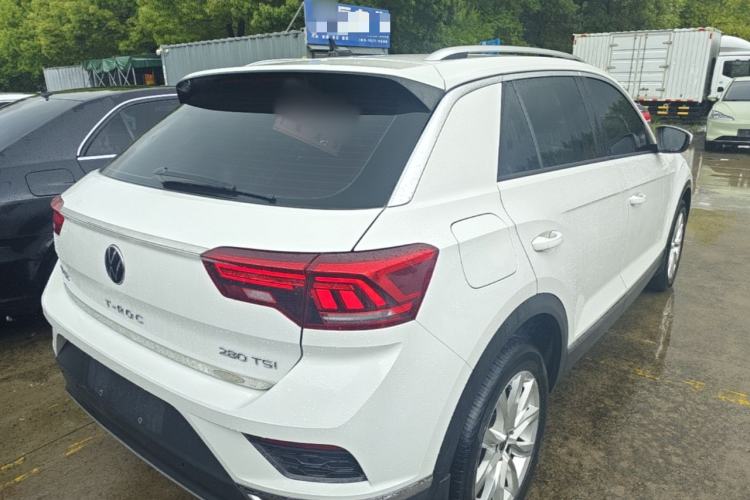 Used Volkswagen T-ROC 2021 280TSI DSG Two-Wheel Drive Elite Connect Edition Rear Right 45 Deg