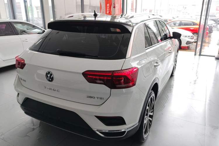 Used Volkswagen T-ROC 2021 Revised Version 280TSI DSG Two-Wheel Drive Comfort & Smart Connectivity Edition Rear Right 45 Deg
