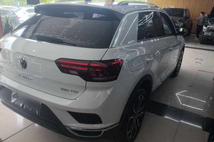 Used Volkswagen T-ROC 2021 280TSI DSG Two-Wheel Drive Comfort Connect Edition Rear Right 45 Deg