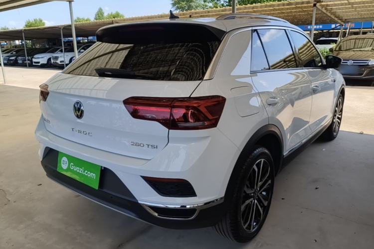Used Volkswagen T-ROC 2021 Revised Version 280TSI DSG Two-Wheel Drive Comfort & Smart Connectivity Edition Rear Right 45 Deg