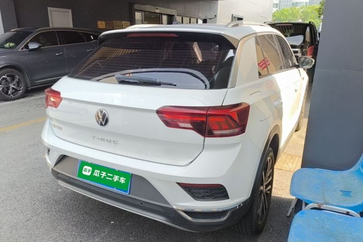 Used Volkswagen T-ROC 2021 280TSI DSG Two-Wheel Drive Comfort Connect Edition Rear Right 45 Deg
