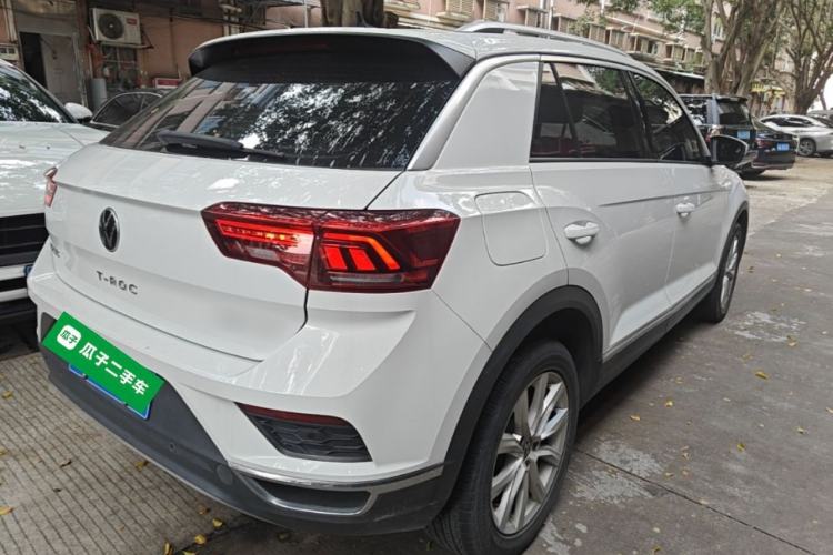 Used Volkswagen T-ROC 2021 280TSI DSG Two-Wheel Drive Elite Connect Edition Rear Right 45 Deg