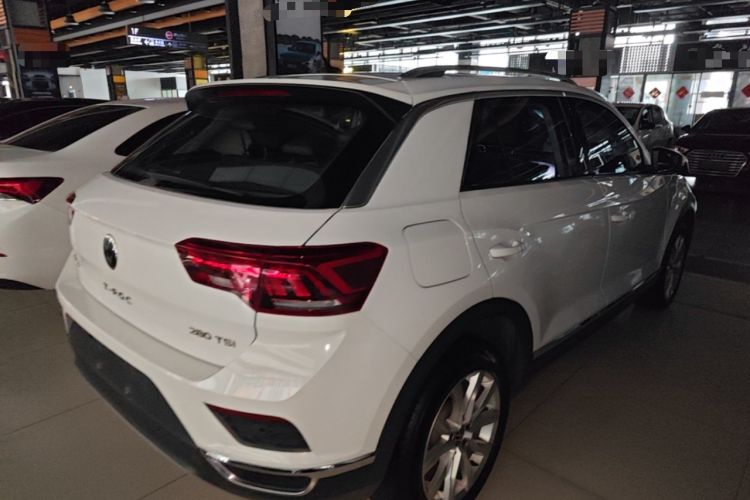 Used Volkswagen T-ROC 2021 Revised Version 280TSI DSG Two-Wheel Drive Elite Connect Edition Rear Right 45 Deg
