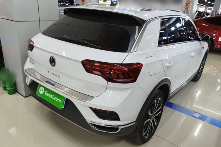 Used Volkswagen T-ROC 2021 280TSI DSG Two-Wheel Drive Comfort Connect Edition Rear Right 45 Deg