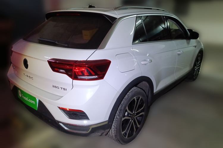 Used Volkswagen T-ROC 2021 Revised Version 280TSI DSG Two-Wheel Drive Comfort & Smart Connectivity Edition Rear Right 45 Deg